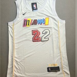Miami Heat Jimmy Butler Limited Edition Jersey Mens XS White Sleeveless NWT
